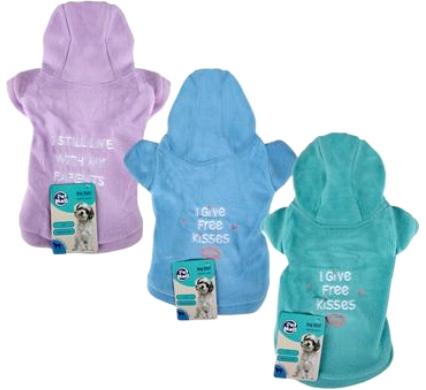 Pet Winter Shirt for Girls - Words Design - Large