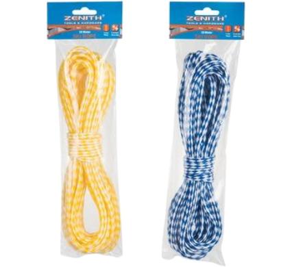 Two Colour Ski Rope - 10 m x 7 mm Hank