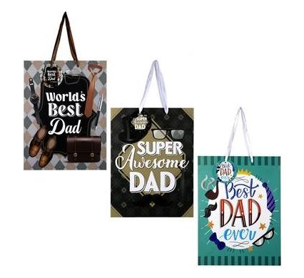 Gift Bag Designer Large - 25cm x 32cm - Dad