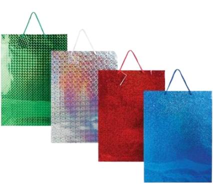 Jumbo Hologram Gift Bag - 33 x 45 cm