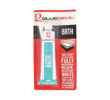 Glue Devil Silicone Sealant - 90ml - Bath White