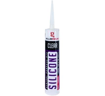 Glue Devil Silicone Sealant - 280 ml - Clear