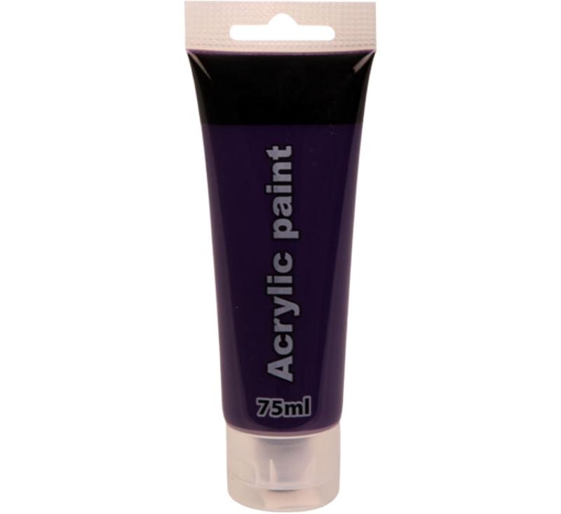Artists Acrylic Paint - Violet - 75 ml Tube