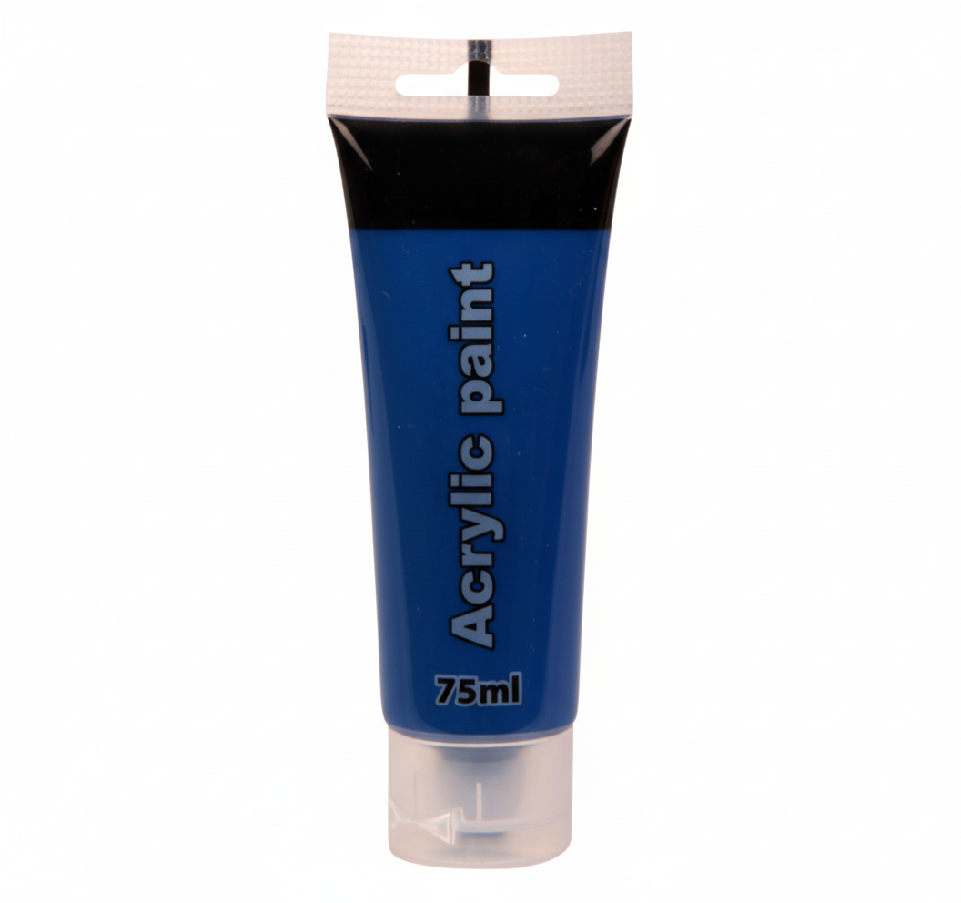 Blue Artists Acrylic Paint Tube (75 ml)