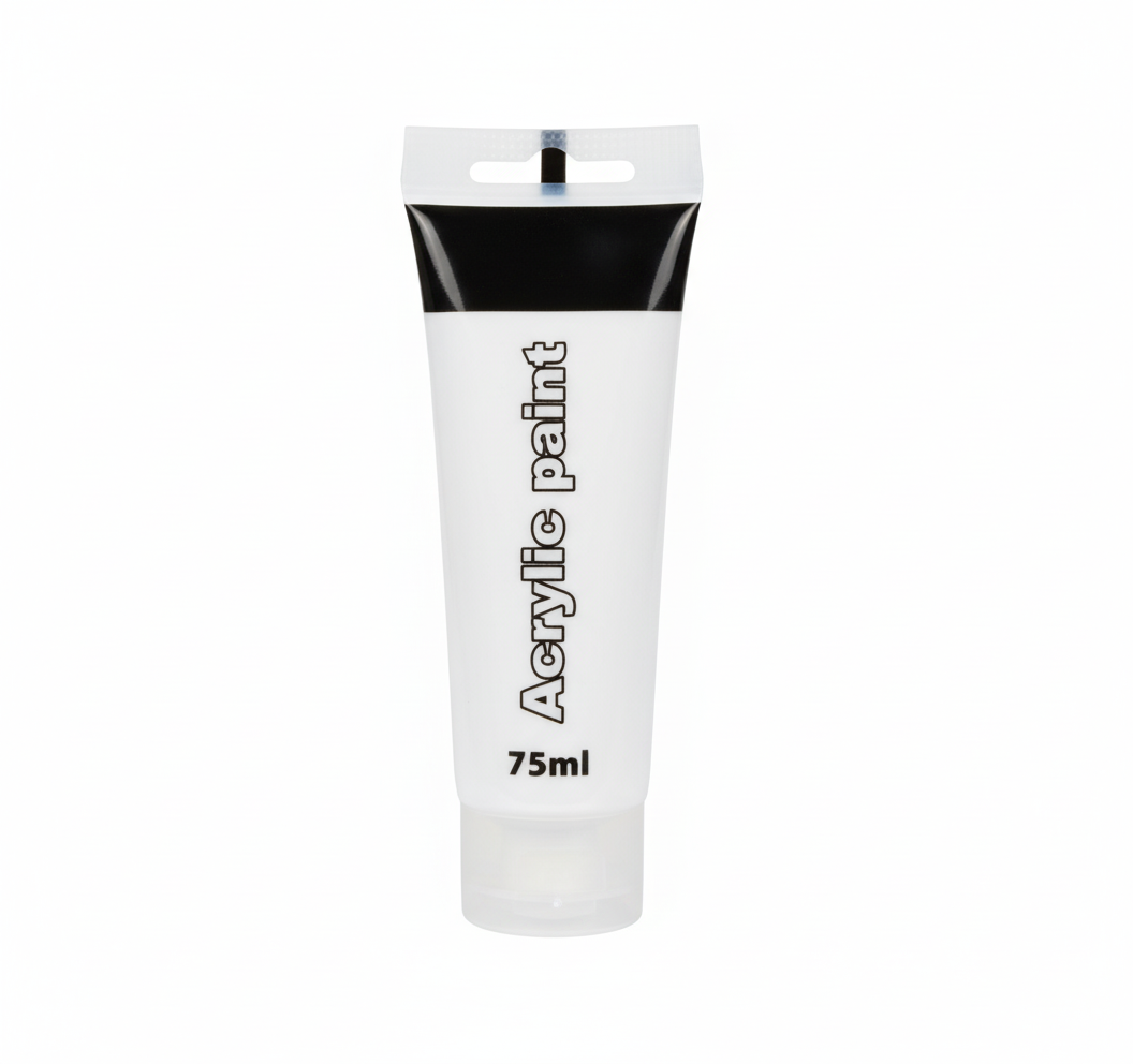 Artists White Acrylic Paint - 75 ml Tube