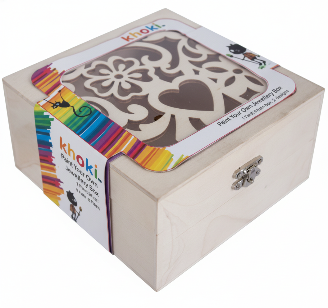 Art and Craft Paint Your Own Jewellery Box