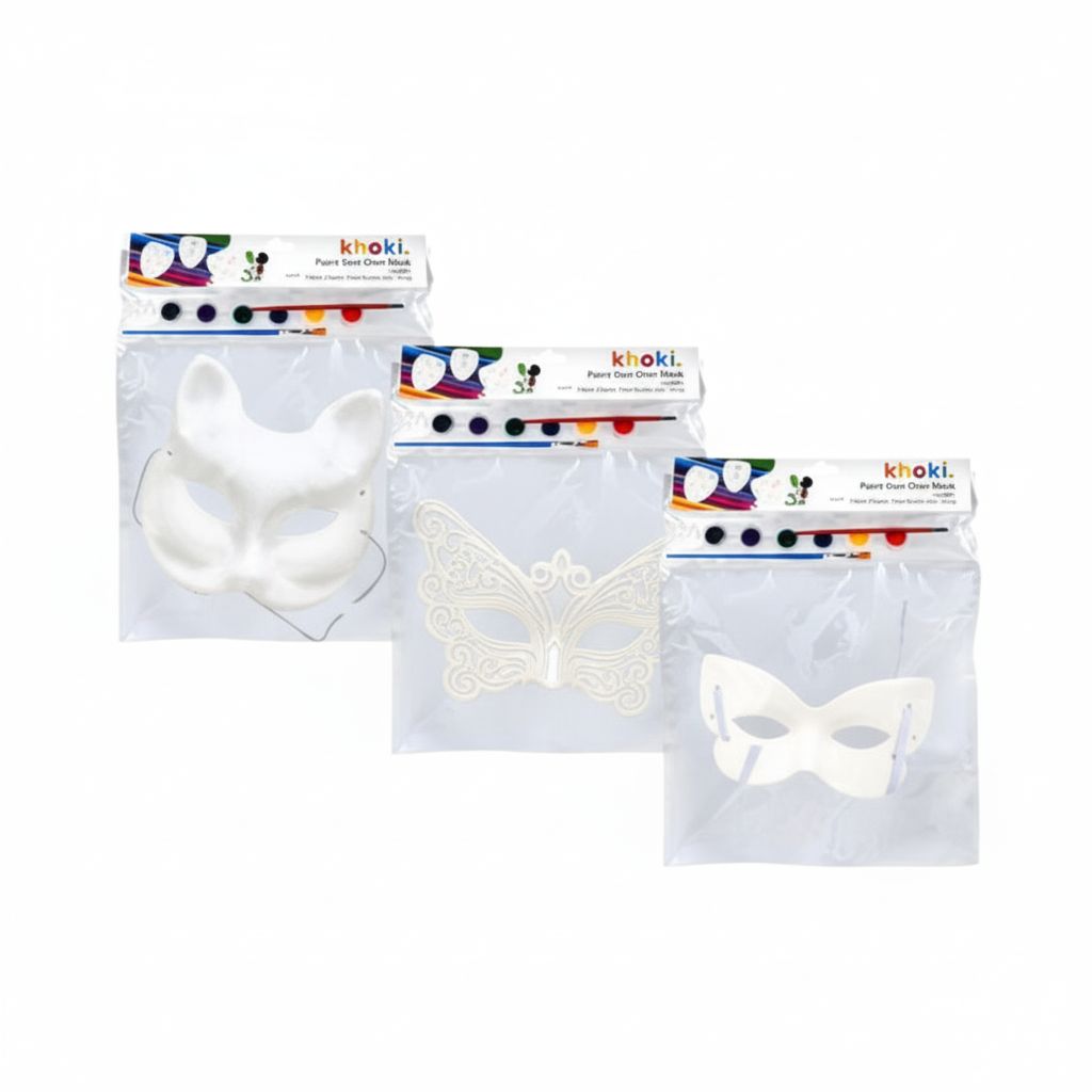 Art and Craft Paint Your Own Mask with Assorted Designs