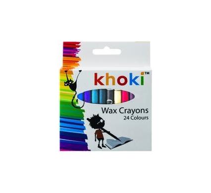 Wax Crayons - 24 Colors