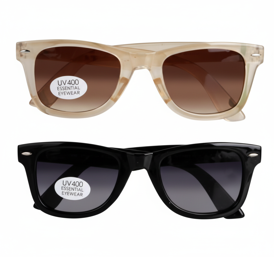 Unisex Essential Classic Wayfarer Sunglasses