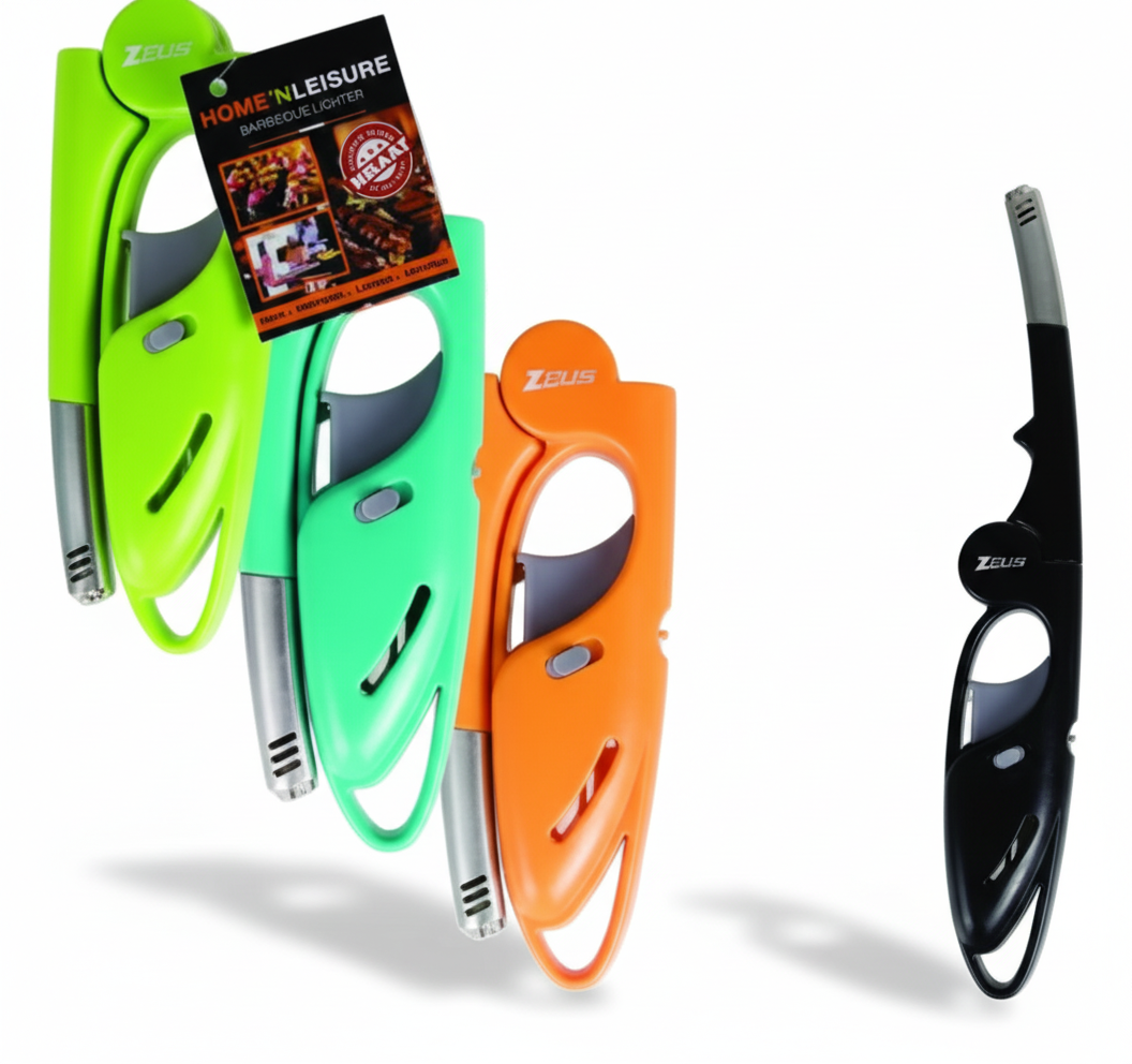 Foldable Wind Proof Barbecue Lighter for Home and Leisure - Various Colours
