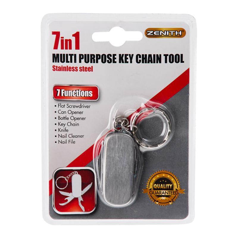 7 in 1 Pocket Knife - Stainless Steel