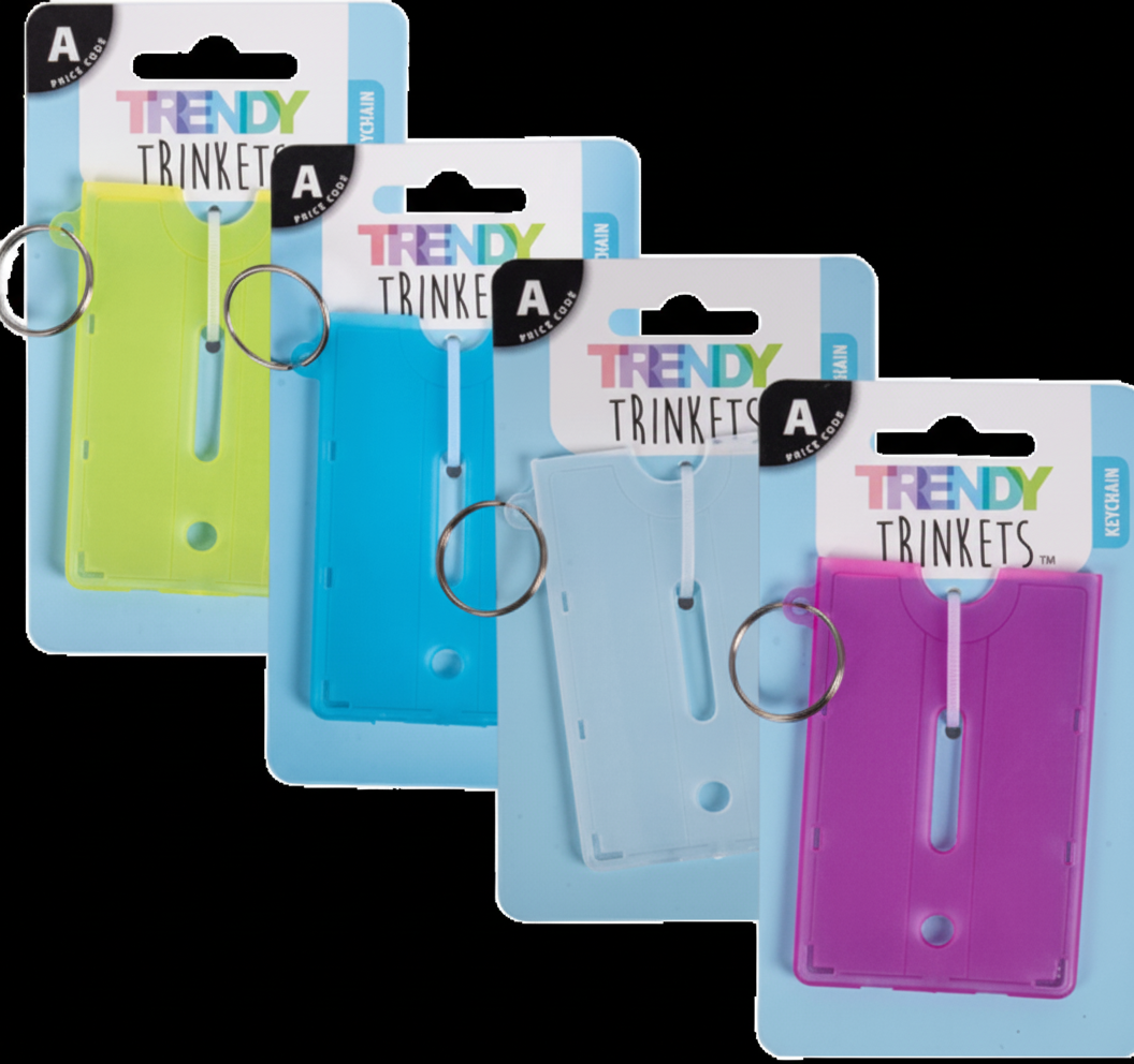 Keychain for Identification and Licence Holder in Various Colours