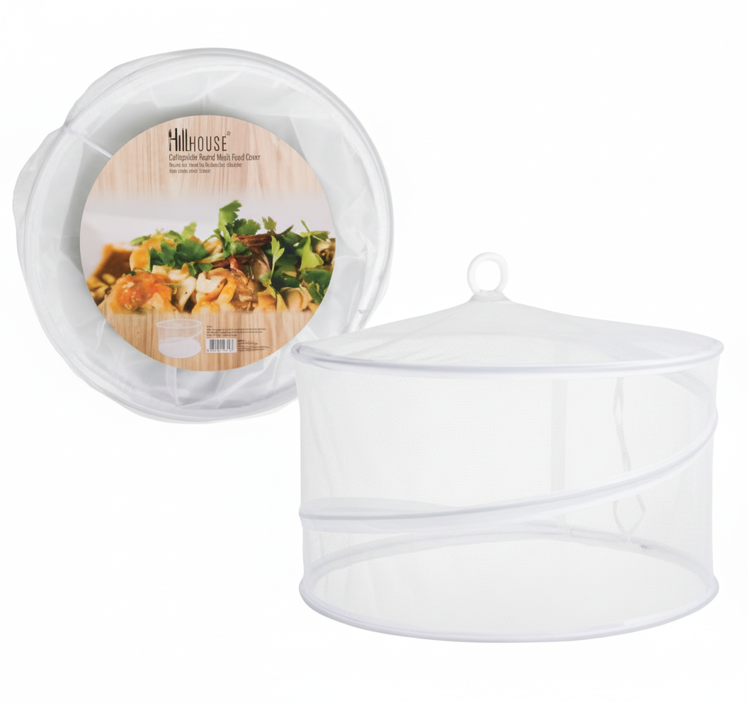Collapsible Round Food Cover - 26 cm x 19 cm