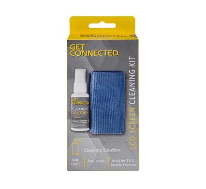 Liquid Crystal Screen Cleaning Kit - Includes Cloth and Cleaning Fluid