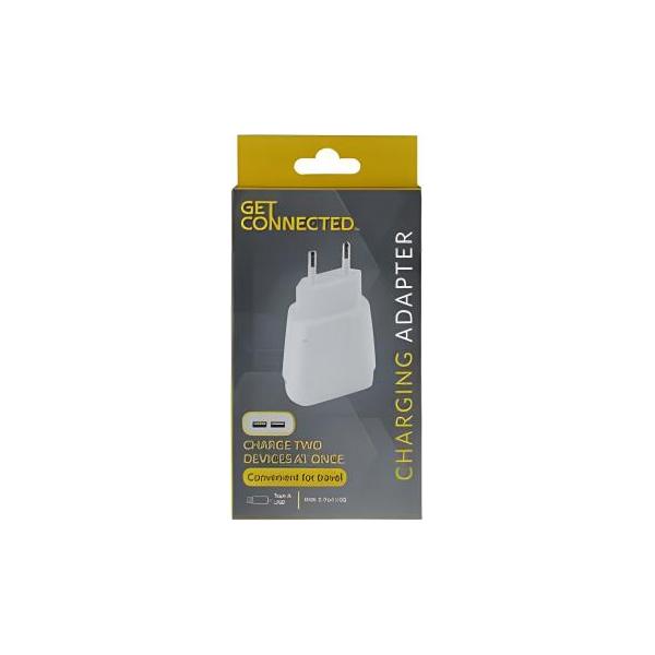 USB Plug Adaptor - 2 USB Ports