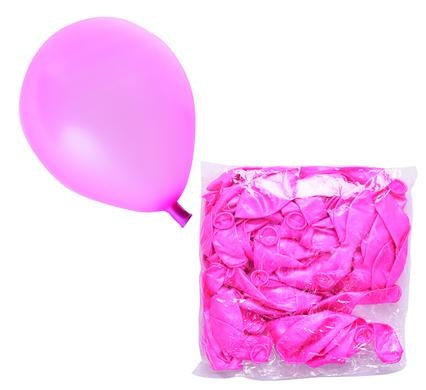 Balloon Suitable For Helium - Bulk Pack of 12 - Metallic Pink