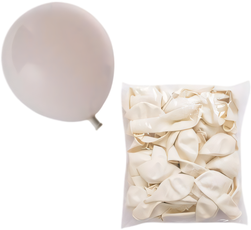 White Balloon Suitable for Helium - Bulk Pack of 12