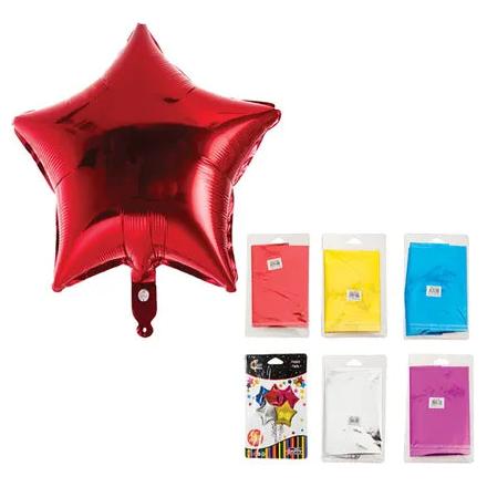 Star Helium Foil Balloon - Assorted Colors