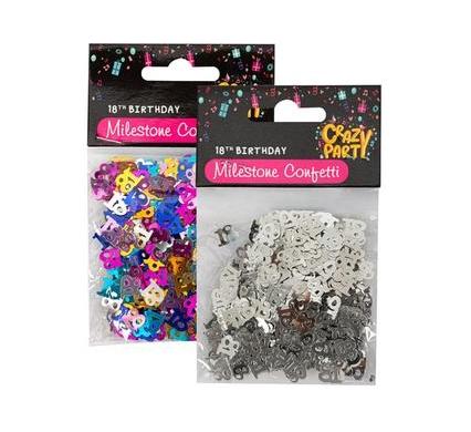 Party Confetti Milestone Number 18 - 15g