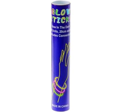Glow Sticks - Set of 50 - 19.5 cm with Connectors