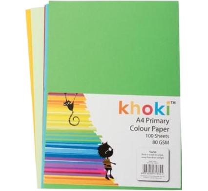 A4 Project Paper Primary - 80 grams - 100 Sheets