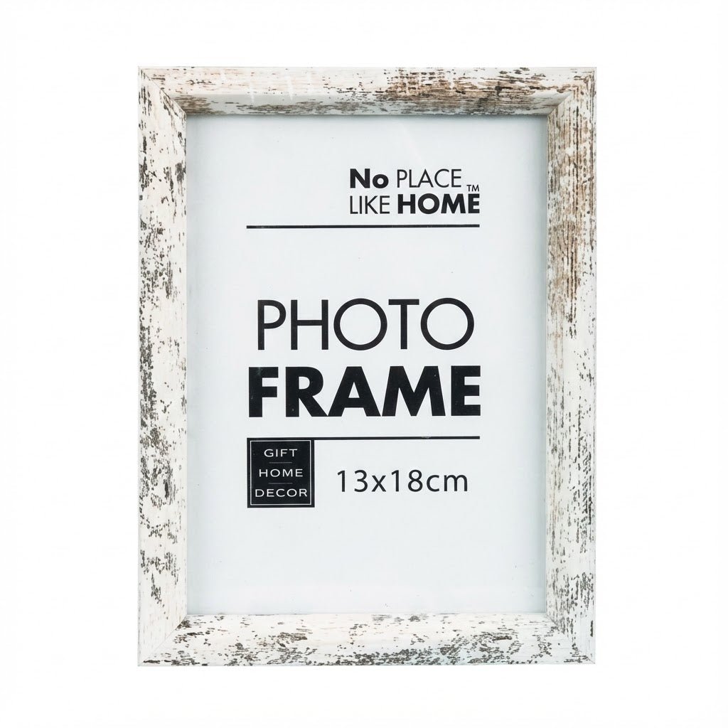 Distressed Picture Frame - Plastic - For 10 x 15 cm Photo