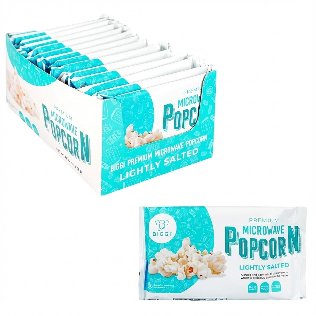 Microwave Popcorn Light Salt - 100g - 14 Pack
