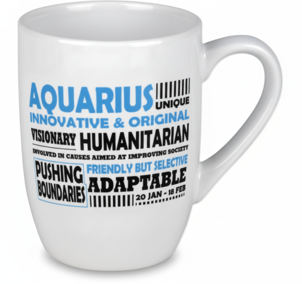 Mug Daily Horoscope Aquarius - 320 ml