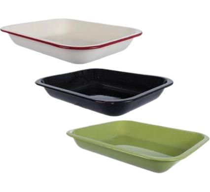 Baking Pan - Enamel - 28 x 22 cm