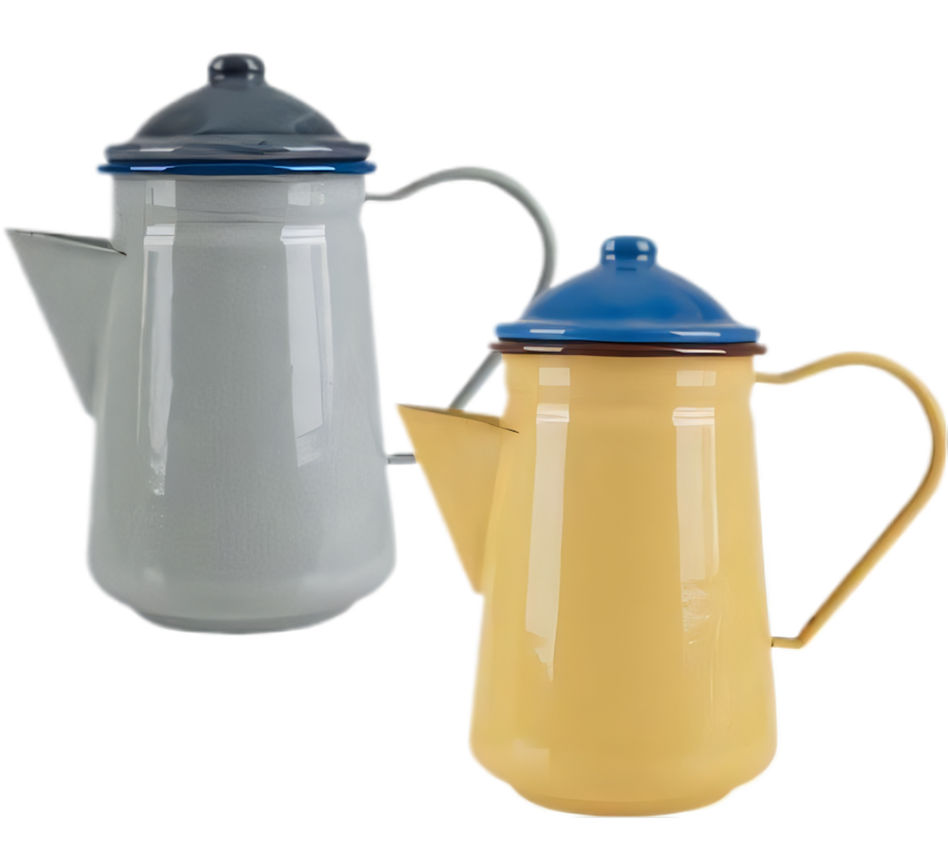 Enamel Tea Pot in Various Colours (15 cm)