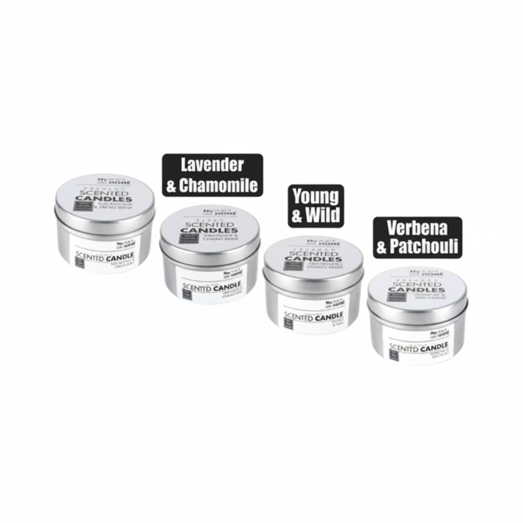 Candle in Tin - 6.6 cm - Revive - Assorted