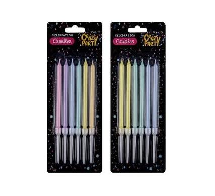 Candle Birthday Colourful - 10 cm