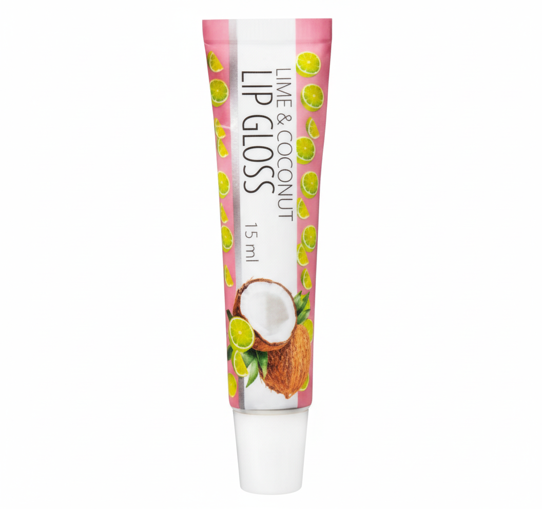 Lime Coconut Lip Gloss Tube (15 ml)