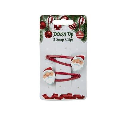 Christmas Dress Up Snap Clips Set - 2 Pieces