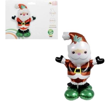Christmas Balloon Giant Santa Air Filled - 1.1m