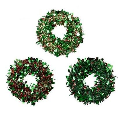Christmas Wreath Tinsel - 47 cm
