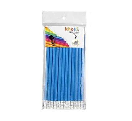 Pencil Basic Happy Birthday with Eraser - 12 Pieces
