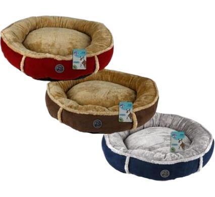 Pet Bed Fleece Round - 60 cm - Furry Centre