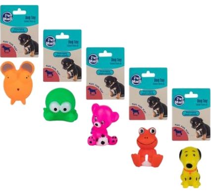 Pet Toy Puppy Chews - Polyvinyl Chloride - Assorted