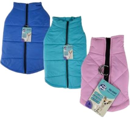 Pet Dog Jacket with Zipper - Unisex - Small