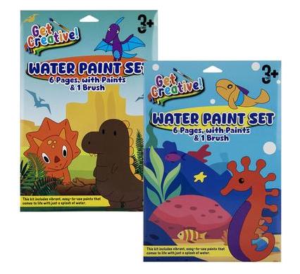 Art and Craft Water Paint Set - 6 Piece Set