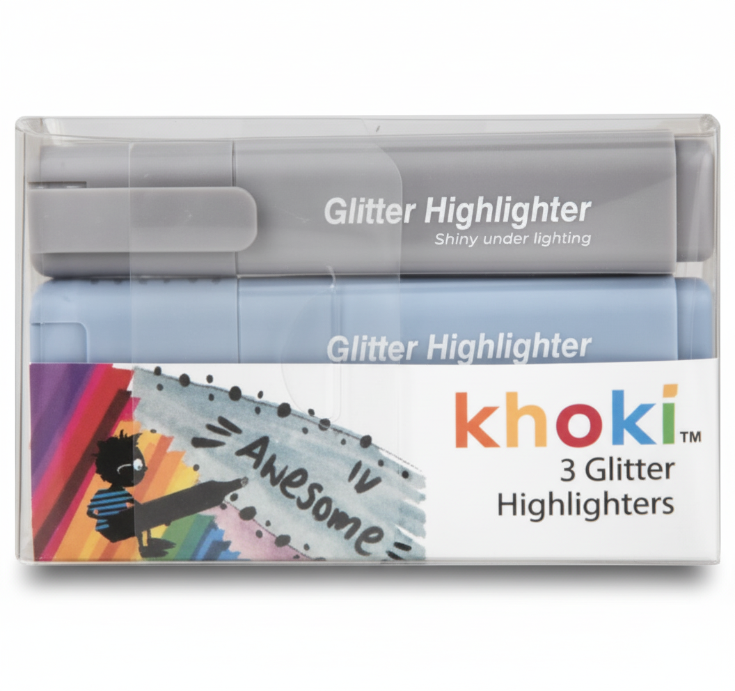 Art and Craft Glitter Highlighter (3 Pieces)