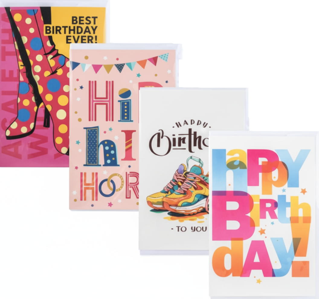 Card and Envelope Birthday - Female - Assorted Designs