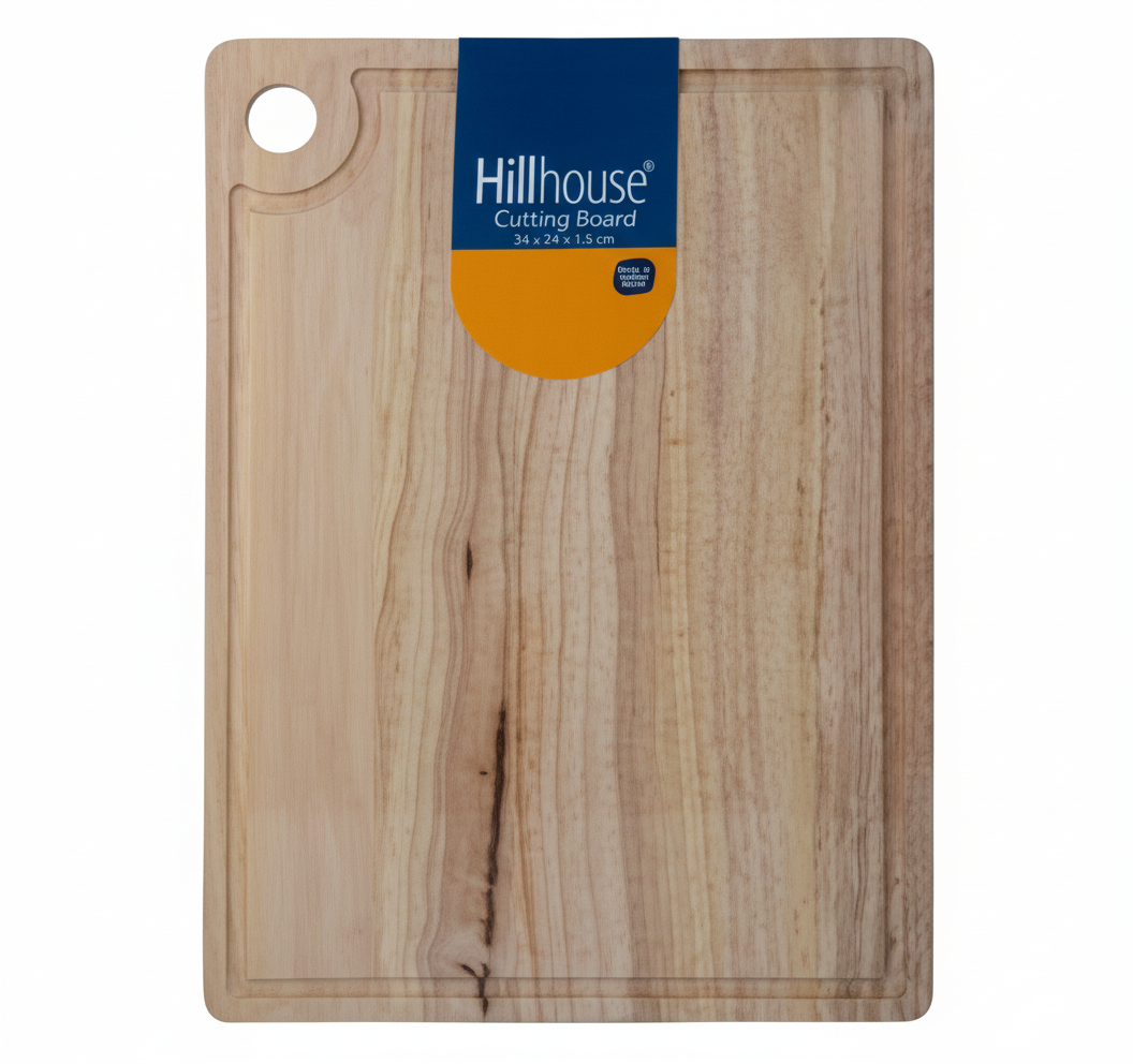 Cutting Board Wooden - 38 x 25 x 1.5 cm - H/H
