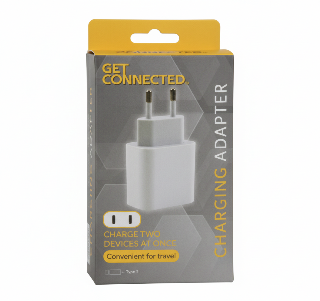 USB Plug Adaptor with 2 Type C Ports