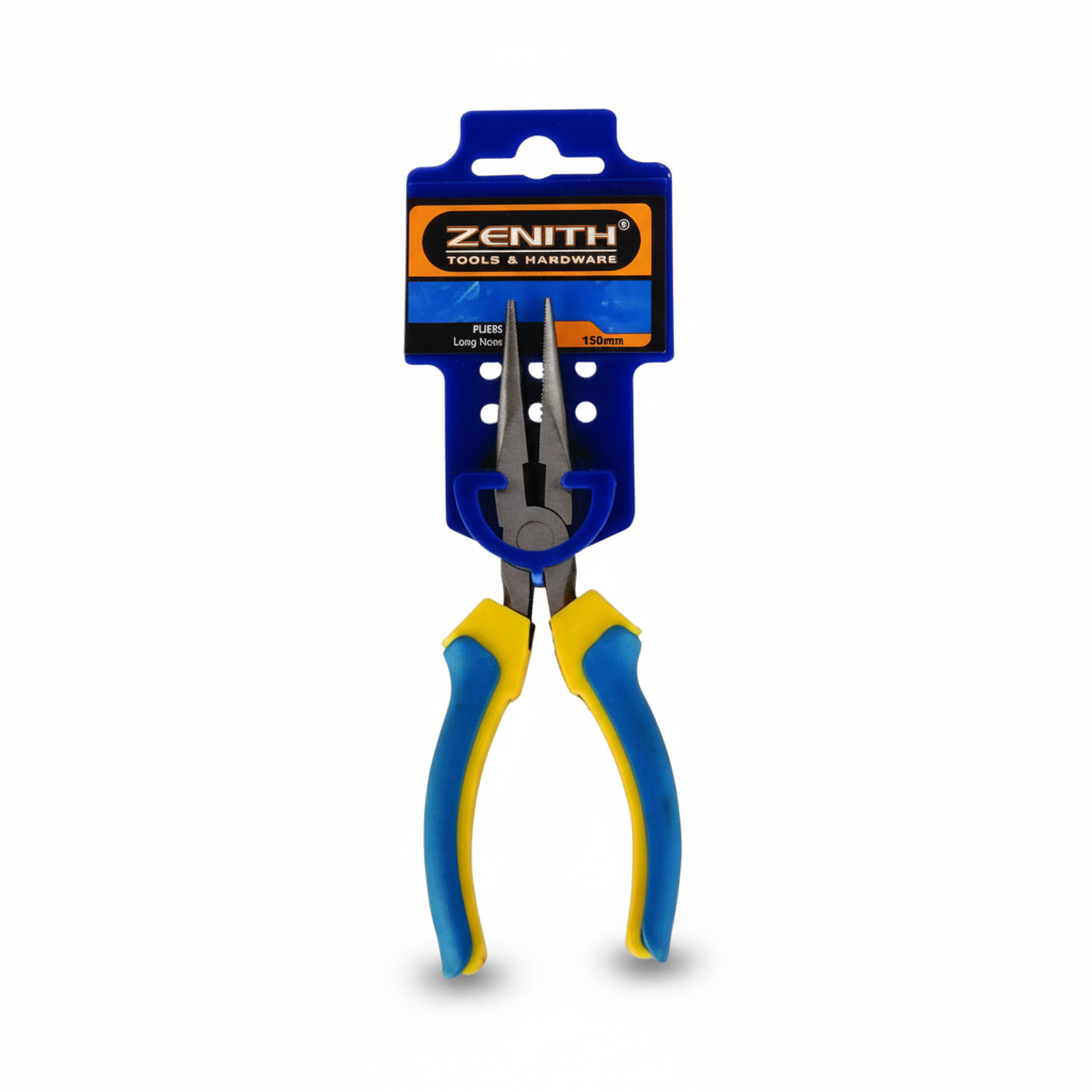 Long Nose Pliers - Plastic-Grip - 150mm