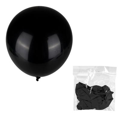Balloons Helium - 12 Pieces - Black