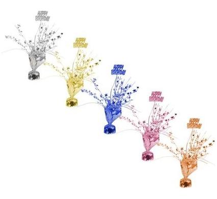 Helium Balloon Weight - Happy Birthday