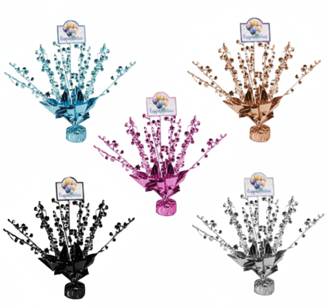 Congratulations Helium Balloon Weight in Various Colours