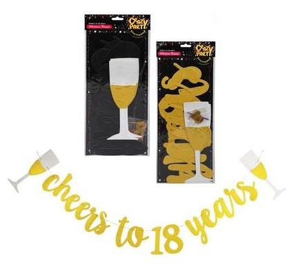 Party Banner Milestone 3 Meter No-18